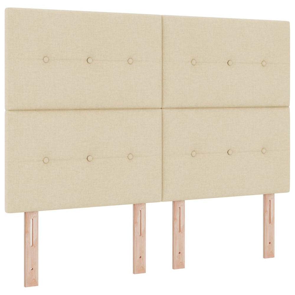 Höhenverstellbares Kopfteil Creme 160 cm