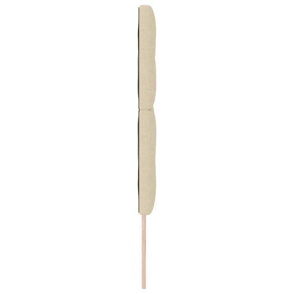 Höhenverstellbares Kopfteil Creme 160 cm