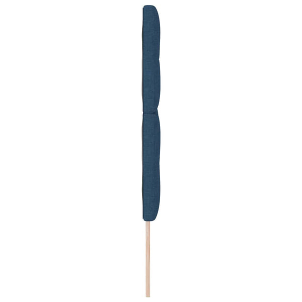 Verstellbares Kopfteil Blau Stoff 160 cm