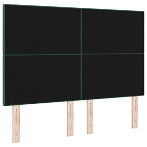 Kopfteil Dunkelgrün 160 cm Samt