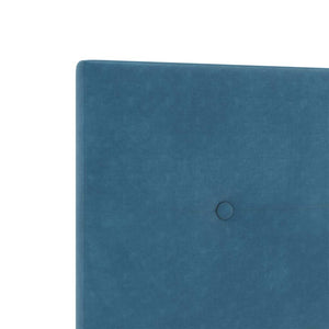 vidaXL Headboard Dark Blue 160 cm Velvet