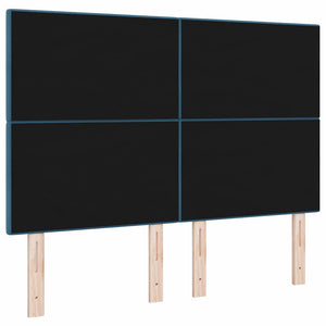 vidaXL Headboard Dark Blue 160 cm Velvet