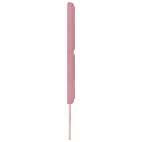 Rosa Samt Kopfteil 160 cm