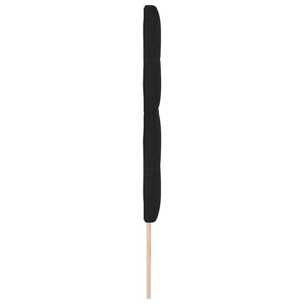 Verstellbares Kopfteil Schwarz Stoff 180 cm