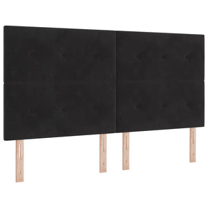 vidaXL Headboard Black 180 cm Velvet