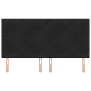 vidaXL Headboard Black 180 cm Velvet