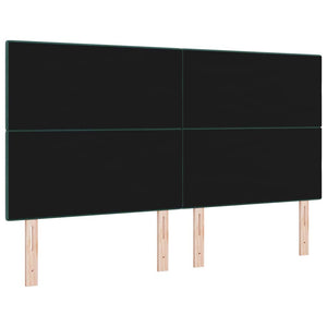 Dunkelgrünes Samt Kopfteil 180 cm