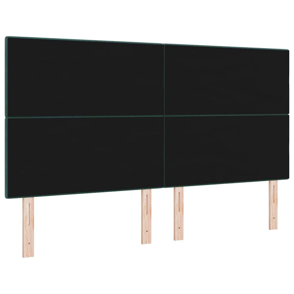 Dunkelgrünes Samt Kopfteil 180 cm