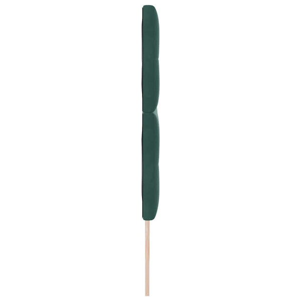 Dunkelgrünes Samt Kopfteil 180 cm