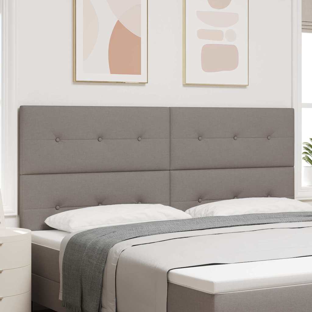 Höhenverstellbares Kopfteil Taupe 200 cm