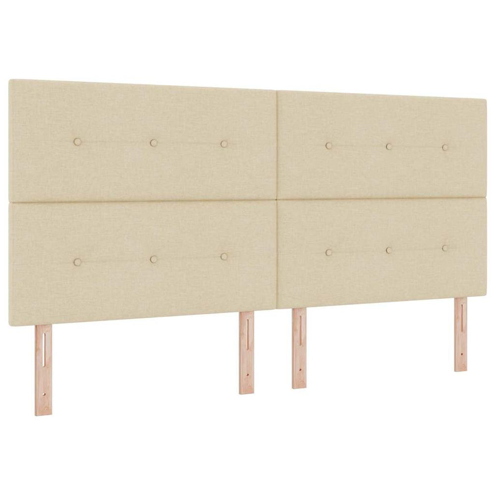 Höhenverstellbares Kopfteil Creme 200 cm