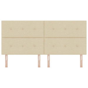 Höhenverstellbares Kopfteil Creme 200 cm