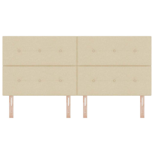 Höhenverstellbares Kopfteil Creme 200 cm