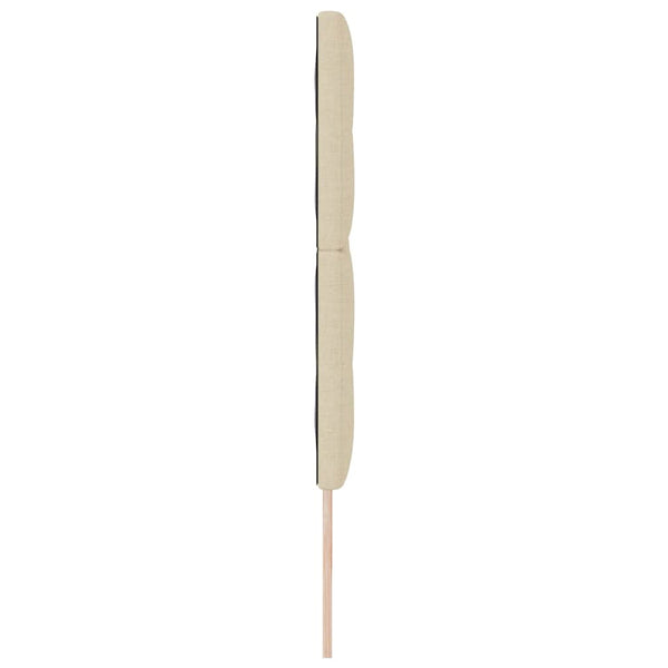 Höhenverstellbares Kopfteil Creme 200 cm