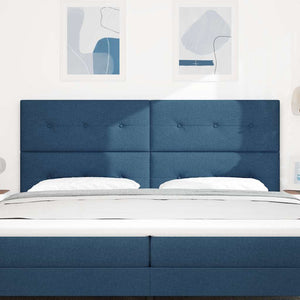 Verstellbares Kopfteil Blau Stoff 200 cm