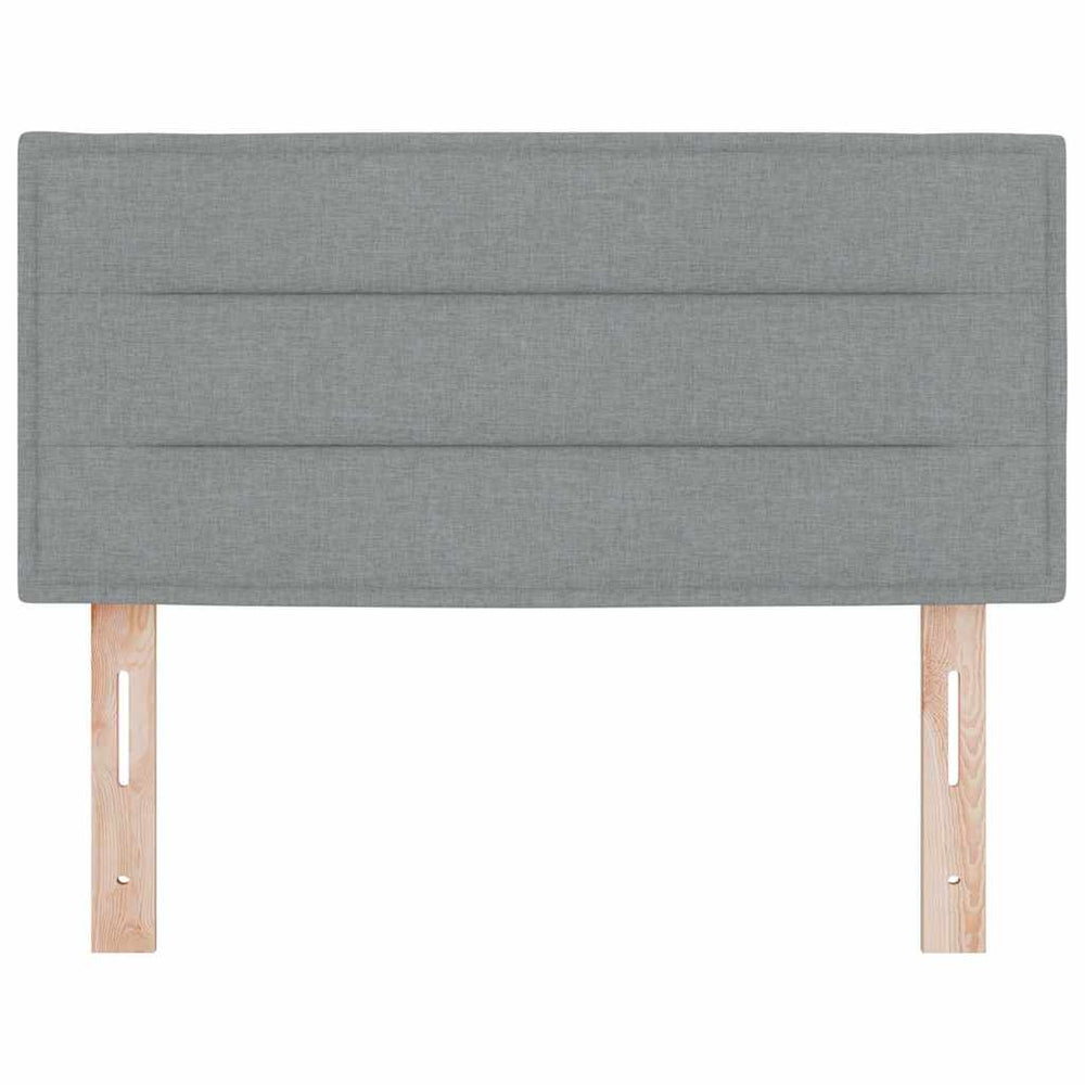 LED Kopfteil Hellgrau 80cm