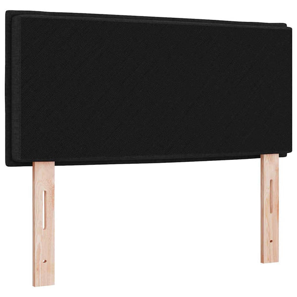 LED Kopfteil Schwarz 80 cm mit Stoffbezug