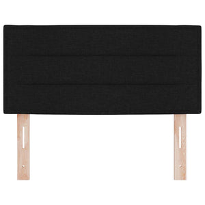LED Kopfteil Schwarz 80 cm mit Stoffbezug