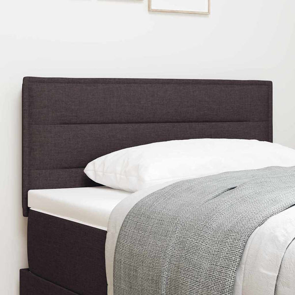 LED Kopfteil Dunkelbraun 90 cm