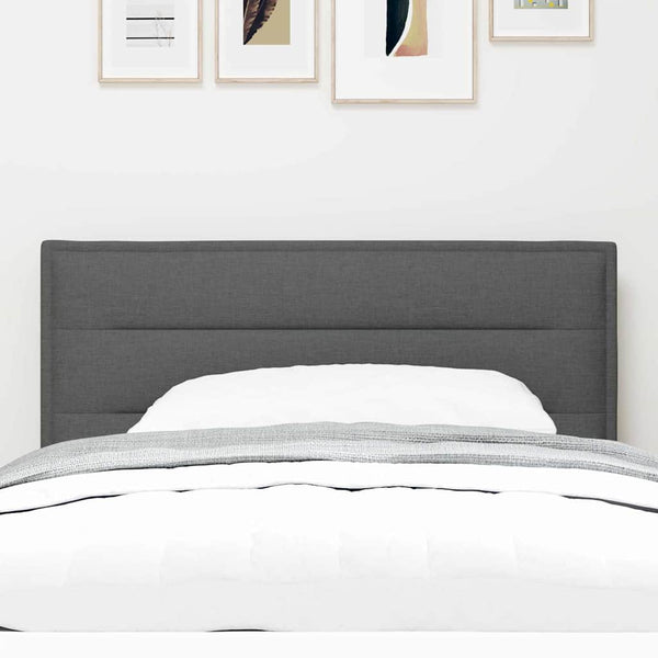LED Kopfteil Dunkelgrau 100 cm