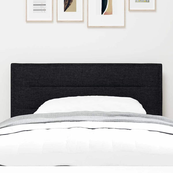 LED Kopfteil Schwarz 100 cm