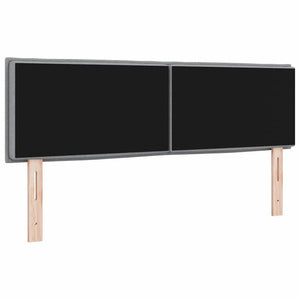 LED Kopfteil Hellgrau 144 cm