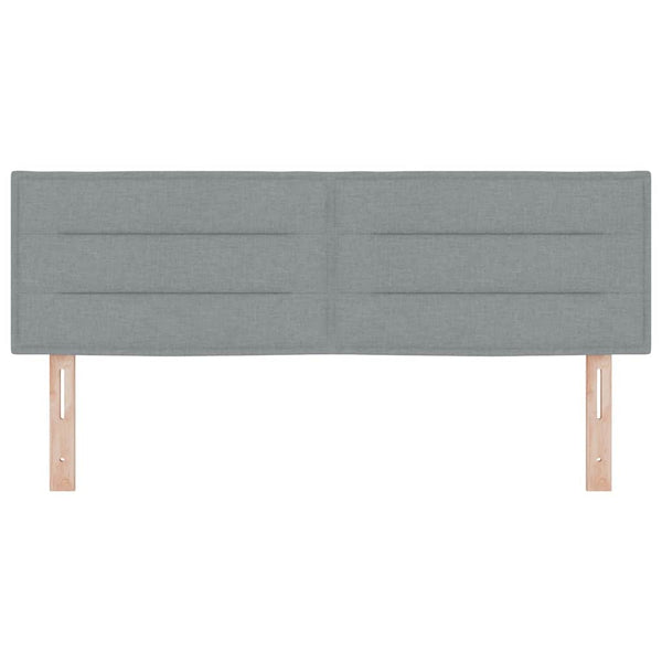 LED Kopfteil Hellgrau 144 cm