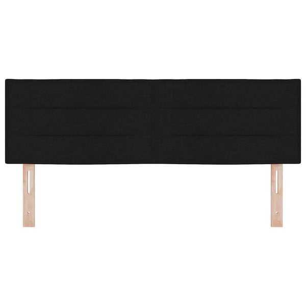 LED Kopfteil Schwarz 144 cm