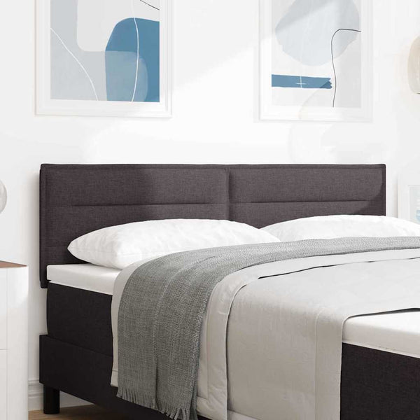 LED Kopfteil Dunkelbraun 144 cm