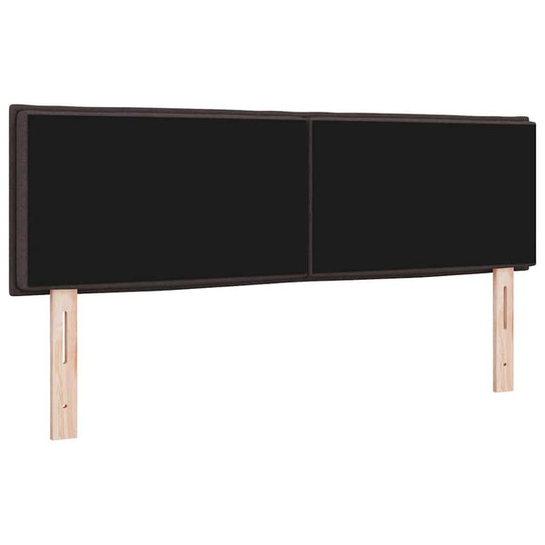 LED Kopfteil Dunkelbraun 144 cm