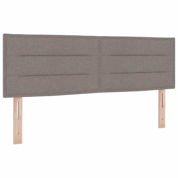 LED Kopfteil Taupe 144 cm