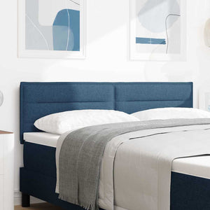 LED Kopfteil Blau 144 cm Stoff