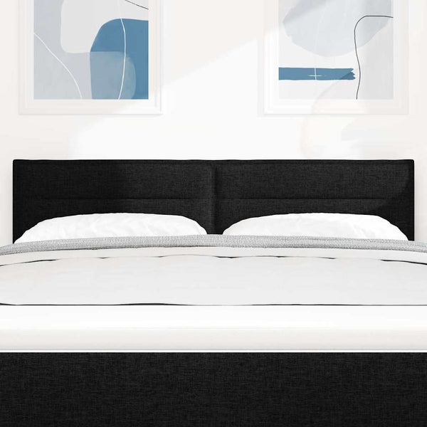 LED Kopfteil Schwarz 160 cm