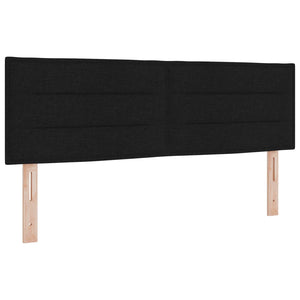 LED Kopfteil Schwarz 160 cm