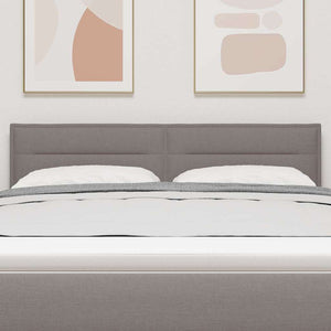 LED Kopfteil Taupe 160cm