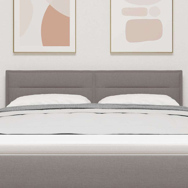 LED Kopfteil Taupe 160cm