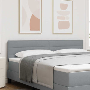 LED Kopfteil Hellgrau 180 cm