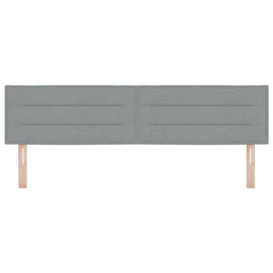 LED Kopfteil Hellgrau 180 cm