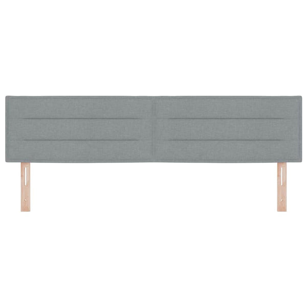 LED Kopfteil Hellgrau 180 cm