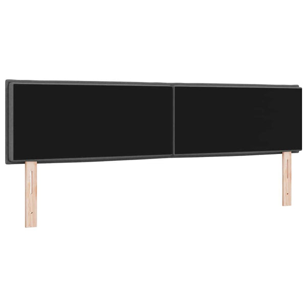LED Kopfteil Dunkelgrau 180 cm