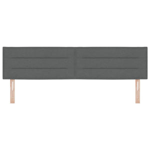 LED Kopfteil Dunkelgrau 180 cm