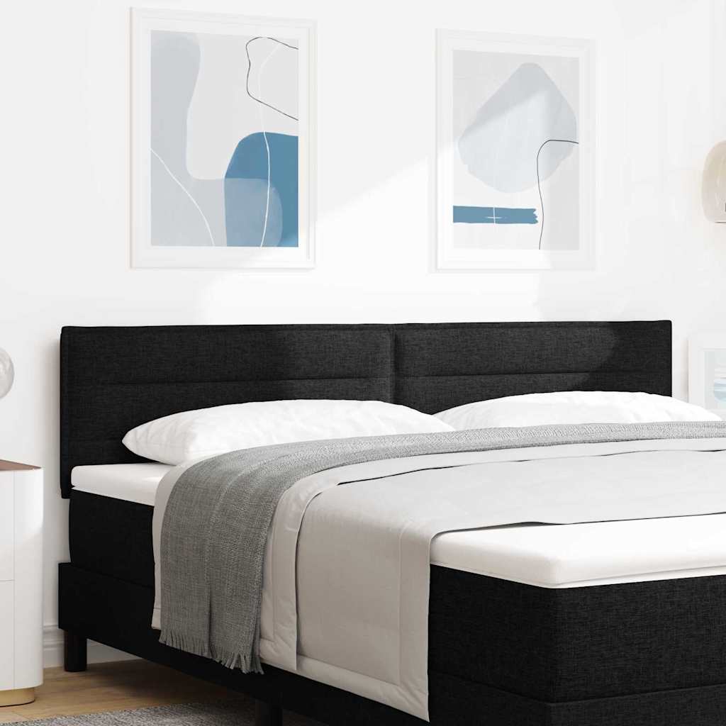 LED Kopfteil Schwarz 180 cm