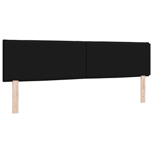 LED Kopfteil Schwarz 180 cm