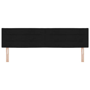 LED Kopfteil Schwarz 180 cm