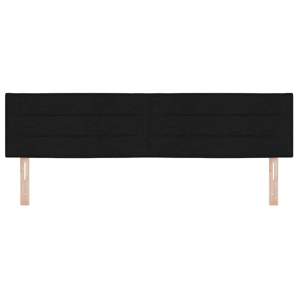 LED Kopfteil Schwarz 180 cm