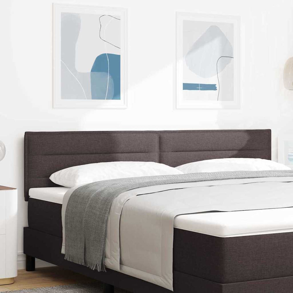 LED Kopfteil Dunkelbraun 180 cm