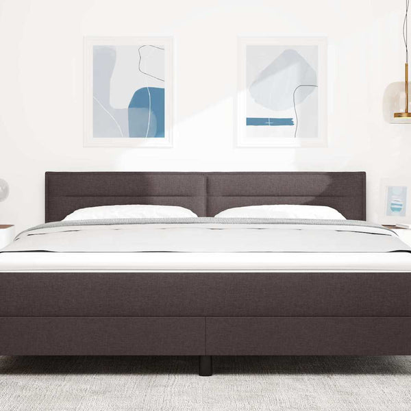 LED Kopfteil Dunkelbraun 180 cm