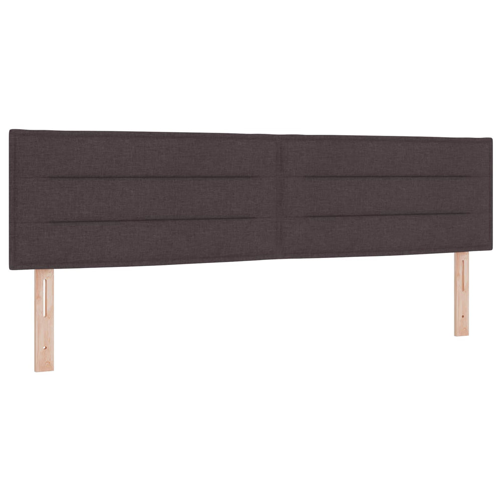 LED Kopfteil Dunkelbraun 180 cm