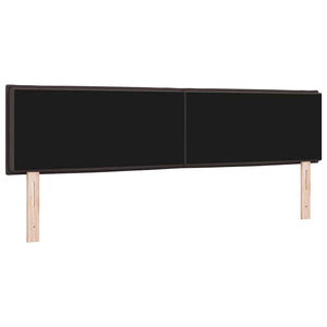 LED Kopfteil Dunkelbraun 180 cm