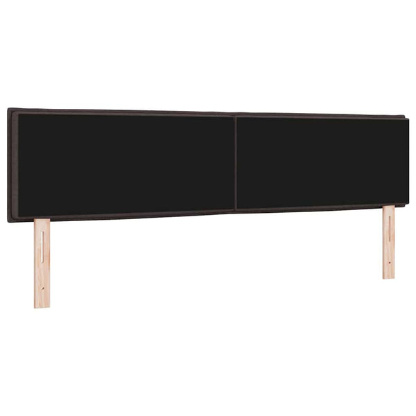 LED Kopfteil Dunkelbraun 180 cm